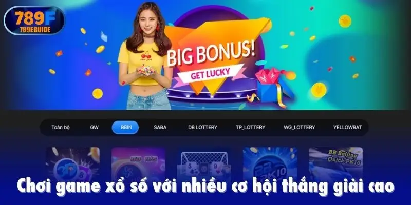 Chơi game xổ số với nhiều cơ hội thắng giải cao
