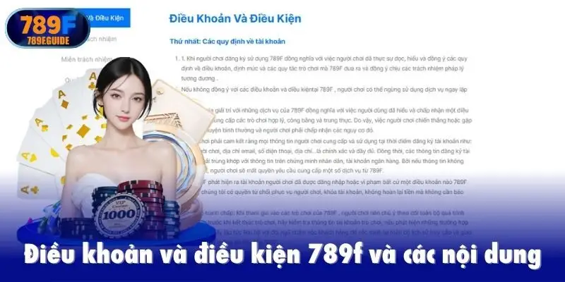 Điều khoản và điều kiện 789f và các nội dung
