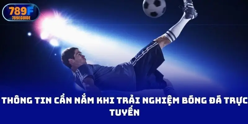 Thông tin cơ bản cần nắm khi trải nghiệm bóng đá trực tuyến