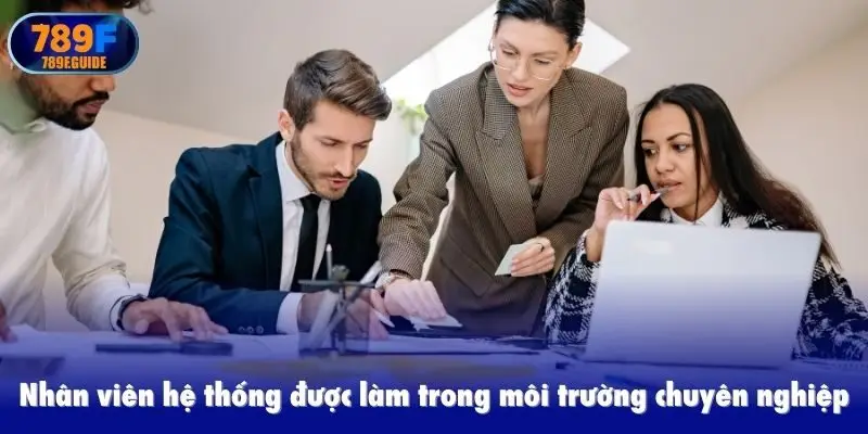 Nhân viên hệ thống được làm trong môi trường chuyên nghiệp